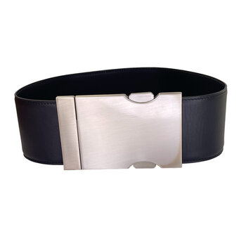H&M X ALEXANDER WANG ALEXANDER WANG X H&M BLACK LEATHER WOMEN'S WAIST BELT (75/30) 2014