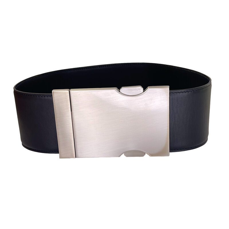 H&M X ALEXANDER WANG ALEXANDER WANG X H&M BLACK LEATHER WOMEN'S WAIST BELT (75/30) 2014