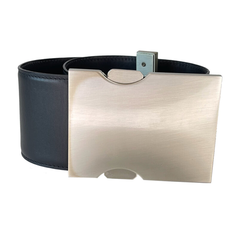 H&M X ALEXANDER WANG ALEXANDER WANG X H&M BLACK LEATHER WOMEN'S WAIST BELT (75/30) 2014
