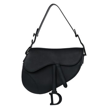 Christian dior saddle bag black on sale