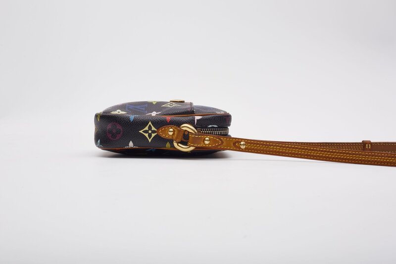 LOUIS VUITTON LOUIS VUITTON BLACK MURAKAMI MULTICOLOR MONOGRAM RIFT BAG