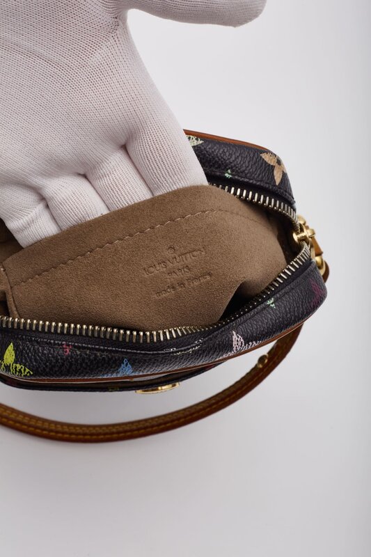 LOUIS VUITTON LOUIS VUITTON BLACK MURAKAMI MULTICOLOR MONOGRAM RIFT BAG