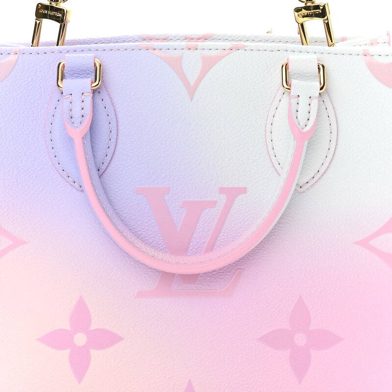 LOUIS VUITTON LOUIS VUITTON ONTHEGO SUNRISE PASTEL MULTICOLORED TOTE BAG