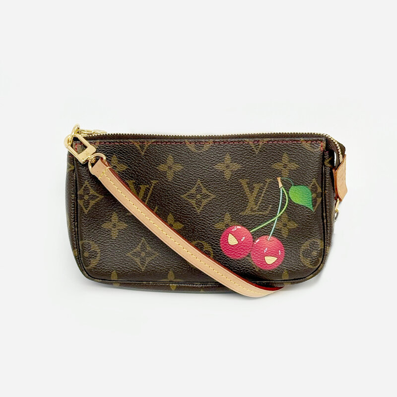 LOUIS VUITTON LOUIS VUITTON CERISES MONOGRAM POCHETTE LIMITED EDITION ACCESSORIES MINI ULTRA RARE
