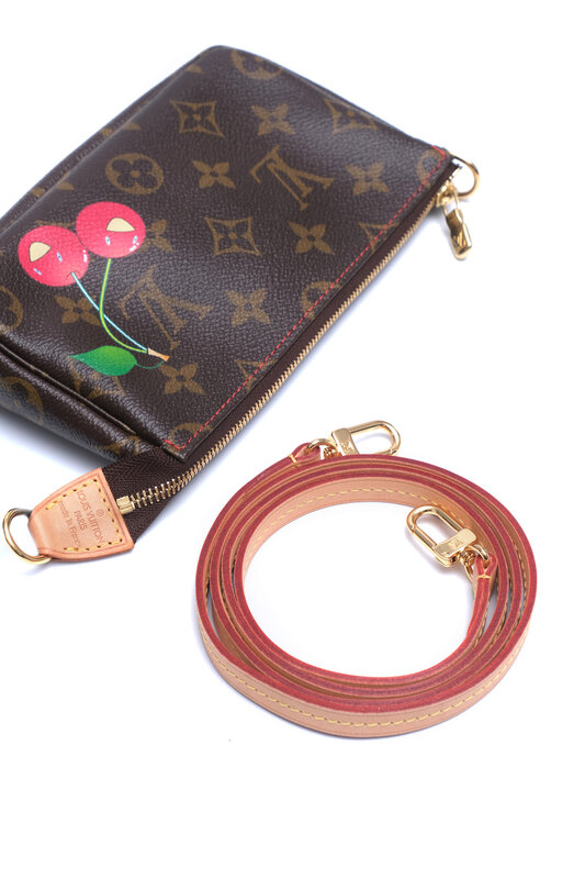 LOUIS VUITTON LOUIS VUITTON CERISES MONOGRAM POCHETTE LIMITED EDITION ACCESSORIES MINI ULTRA RARE