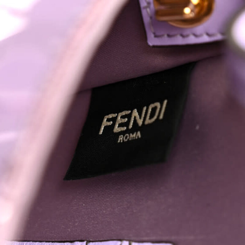 FENDI FENDI MINI BAGUETTE 1997 PURPLE SEQUINNED BAG