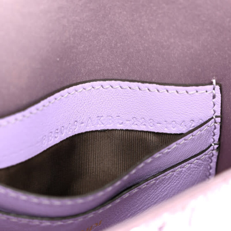 FENDI FENDI MINI BAGUETTE 1997 PURPLE SEQUINNED BAG