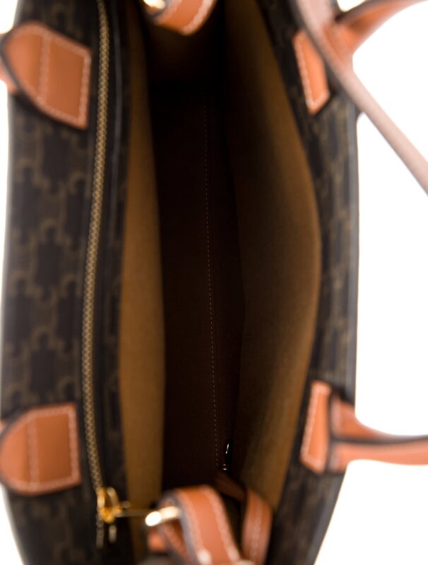CELINE CELINE MONOGRAM VERTICAL CABAS TOTE BAG SMALL