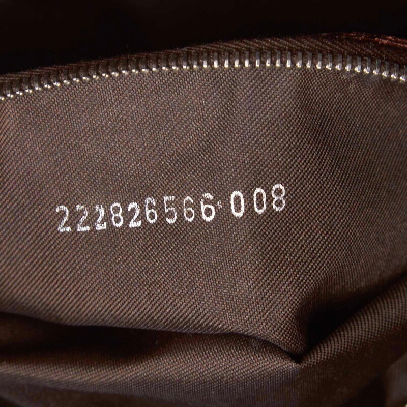 FENDI FENDI BEIGE ZUCCA FF CANVAS SHOULDER BAG