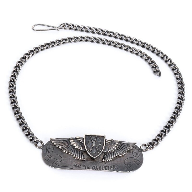 JEAN PAUL GAULTIER JEAN PAUL GAULTIER ANNIVERSAIRE WINGED PLATE BELT