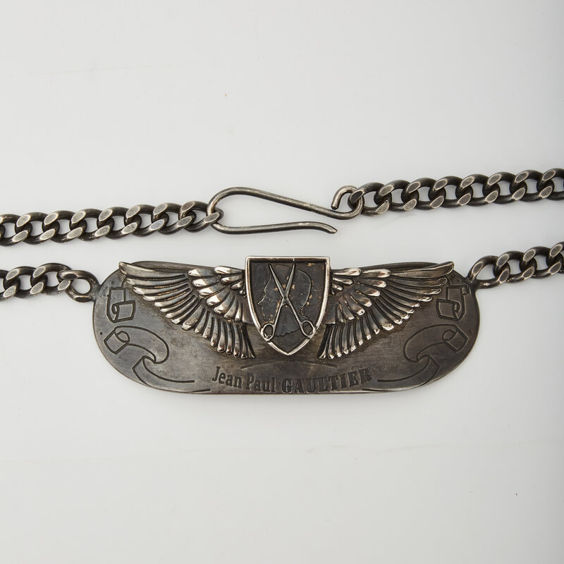 JEAN PAUL GAULTIER JEAN PAUL GAULTIER ANNIVERSAIRE WINGED PLATE BELT