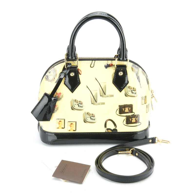 LOUIS VUITTON LOUIS VUITTON VERNIS TRUNK STICKERS ALMA BB