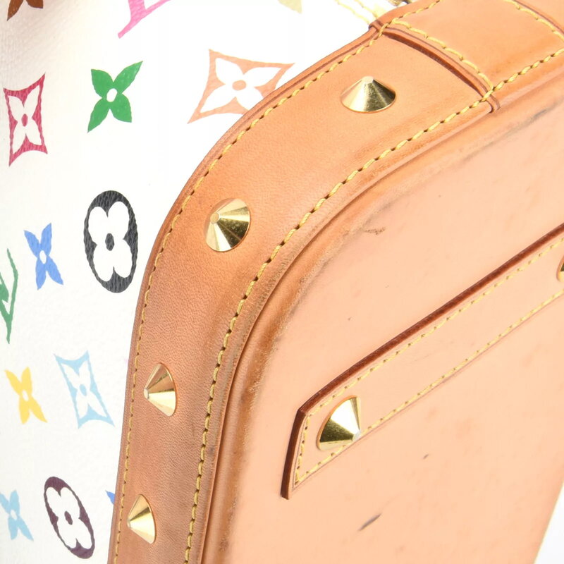 LOUIS VUITTON LOUIS VUITTON MURAKAMI WHITE MONOGRAM MULTICOLOR ALMA NM BAG
