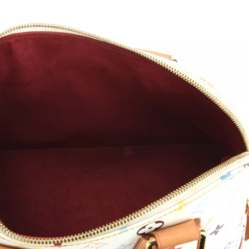 LOUIS VUITTON LOUIS VUITTON MURAKAMI WHITE MONOGRAM MULTICOLOR ALMA NM BAG