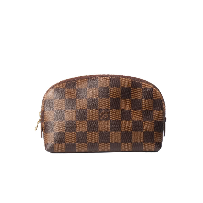 LOUIS VUITTON LOUIS VUITTON DAMIER EBENE DE MONOGRAM LOGO  COSMETIC BAG