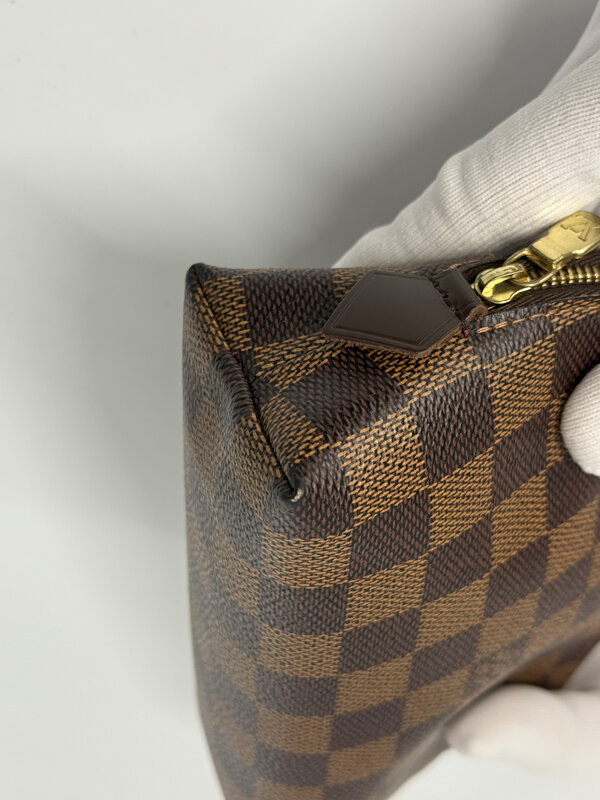 LOUIS VUITTON LOUIS VUITTON DAMIER EBENE DE MONOGRAM LOGO  COSMETIC BAG