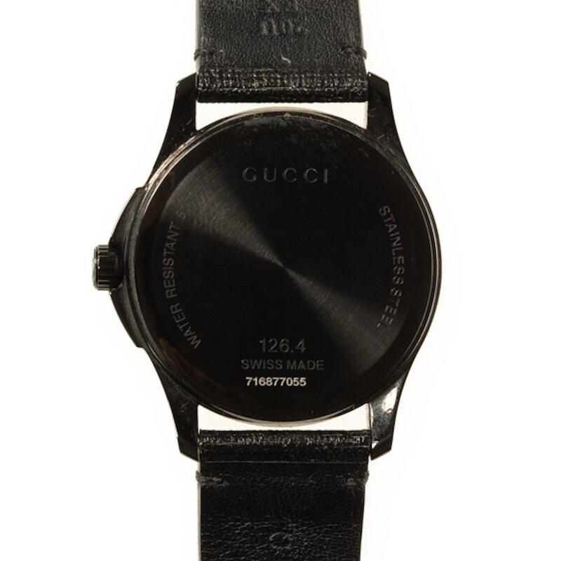 GUCCI GUCCI BLACK  YELLOW G-TIMELESS GUCCI GHOST WATCH