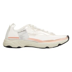 ACNE TRANSPARENT PVC TRAIL SNEAKERS (US 11)