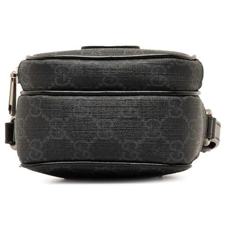 GUCCI GUCCI GG SUPREME MONOGRAM RETRO SHOULDER BAG BLACK MINI