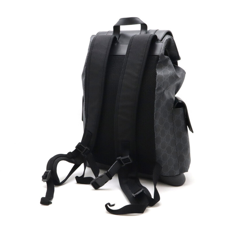 GUCCI GUCCI GG SUPREME SHERRY LINE RUCKSACK BACKPACK BLACK