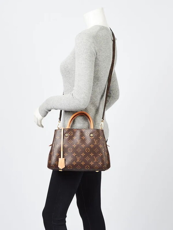 LOUIS VUITTON LOUIS VUITTON MONOGRAM TOP HANDLE MONTAIGNE BB BAG