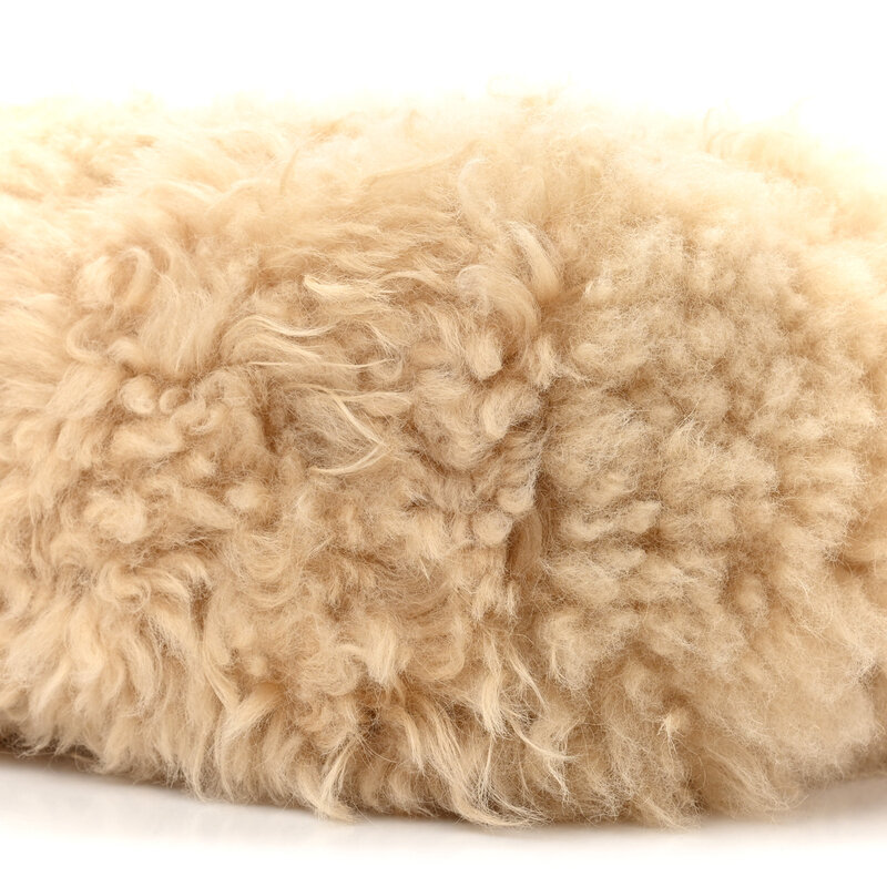 SAINT LAURENT SAINT LAURENT NATURAL SHEARLING ENVELOPE SHOULDER BAG