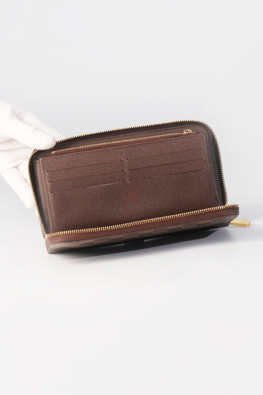LOUIS VUITTON LOUIS VUITTON DAMIER EBENE ZIPPY WALLET XL RARE TRAVEL