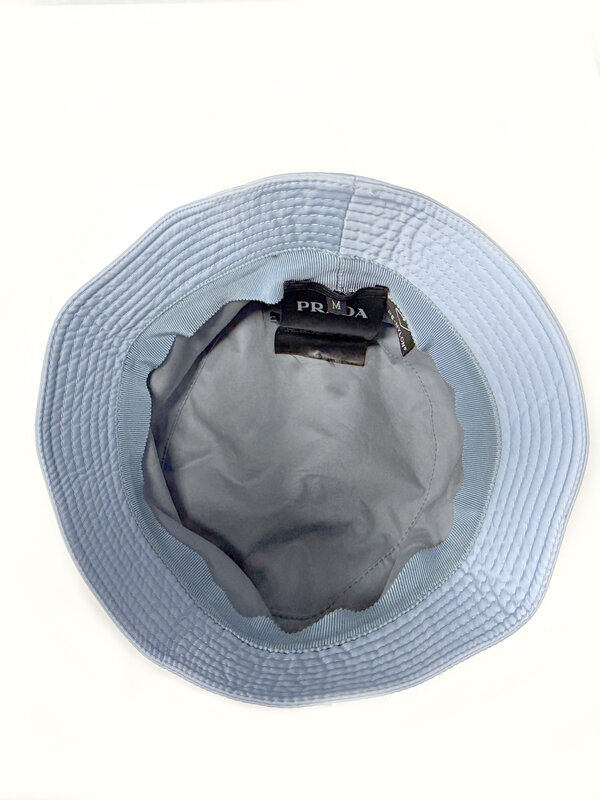 PRADA RE NYLON BABY BLUE BUCKET HAT