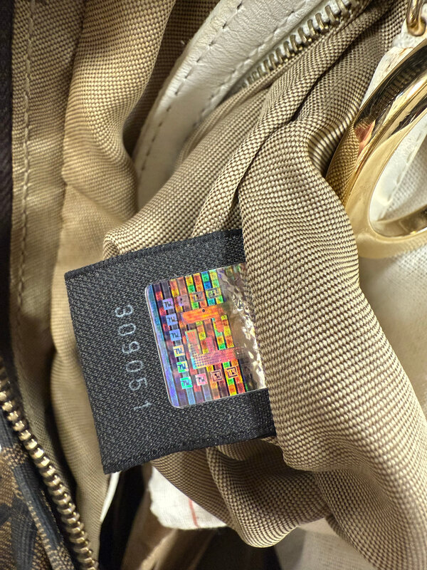 FENDI FENDI  ZUCCA FF WHITE  STRAP