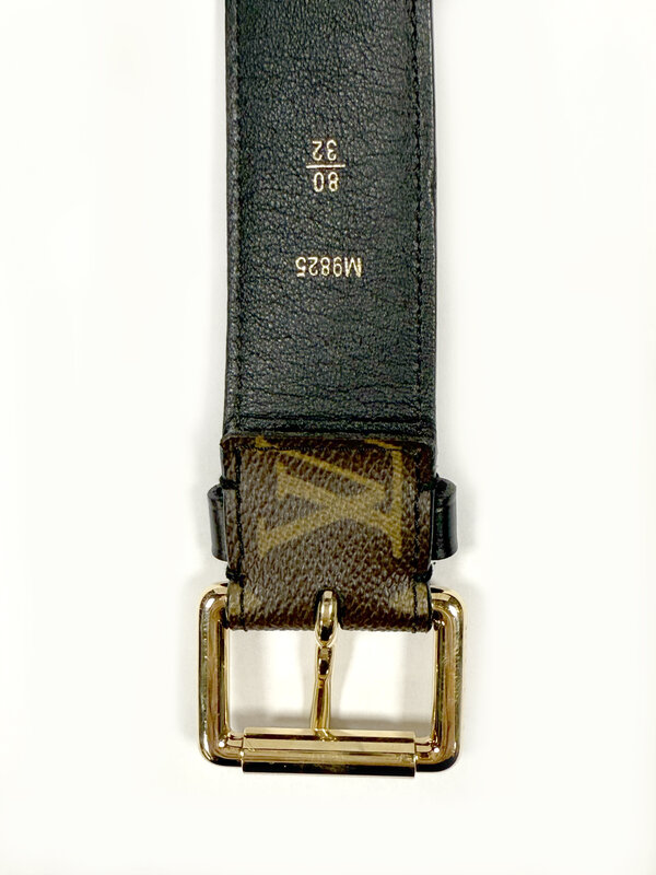 LOUIS VUITTON LOUIS VUITTON LIMITED EDITION MONOGRAM SEQUIN BELT (80/32)