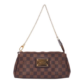 LOUIS VUITTON LOUIS VUITTON DAMIER EBENE EVA CLUTCH BAG