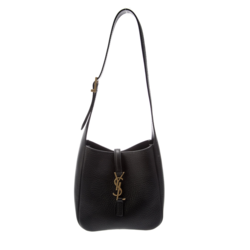 SAINT LAURENT SAINT LAURENT CALFSKIN LE 5 A 7 BABY BLACK