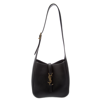 SAINT LAURENT SAINT LAURENT CALFSKIN LE 5 A 7 BABY BLACK