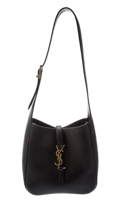 SAINT LAURENT SAINT LAURENT CALFSKIN LE 5 A 7 BABY BLACK