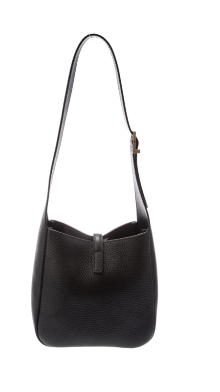 SAINT LAURENT SAINT LAURENT CALFSKIN LE 5 A 7 BABY BLACK