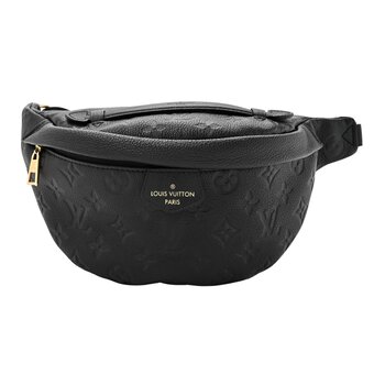 LOUIS VUITTON LOUIS VUITTON BLACK MONOGRAM EMPREINTE BUM BAG