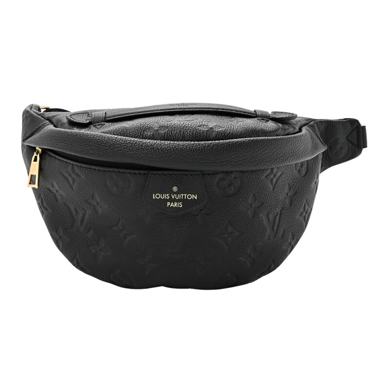 LOUIS VUITTON LOUIS VUITTON BLACK MONOGRAM EMPREINTE BUM BAG