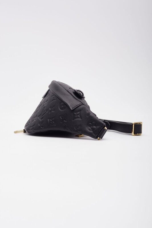 LOUIS VUITTON LOUIS VUITTON BLACK MONOGRAM EMPREINTE BUM BAG