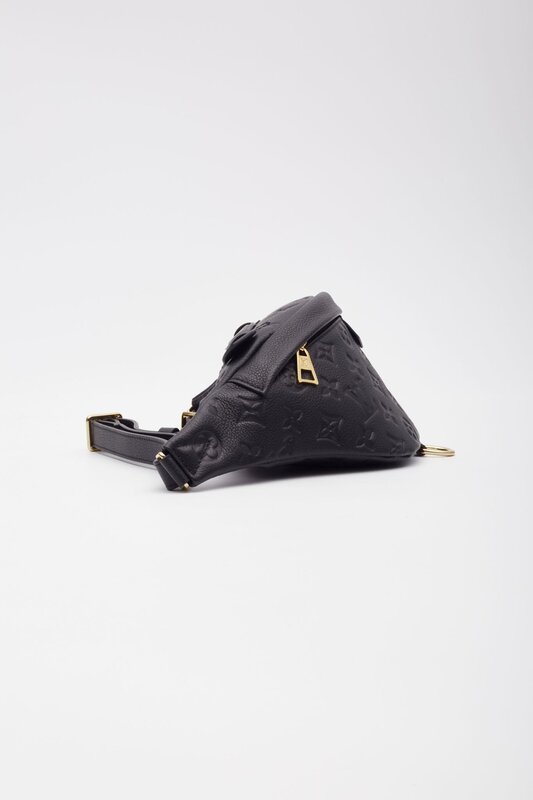 LOUIS VUITTON LOUIS VUITTON BLACK MONOGRAM EMPREINTE BUM BAG