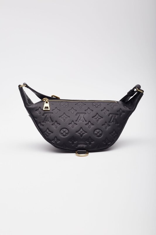 LOUIS VUITTON LOUIS VUITTON BLACK MONOGRAM EMPREINTE BUM BAG