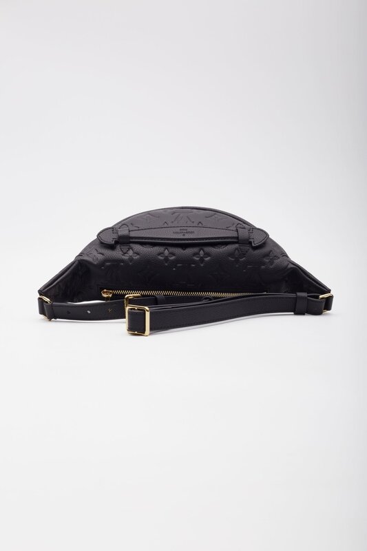 LOUIS VUITTON LOUIS VUITTON BLACK MONOGRAM EMPREINTE BUM BAG