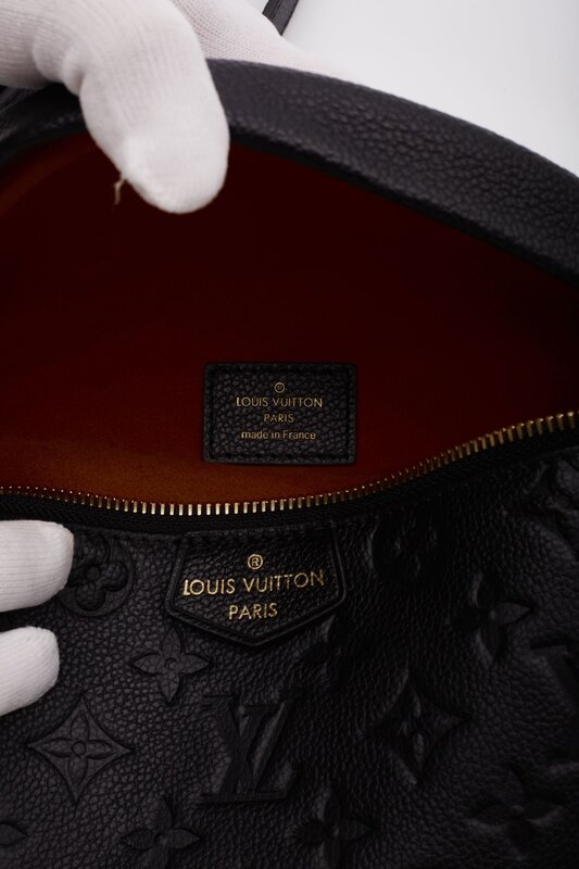 LOUIS VUITTON LOUIS VUITTON BLACK MONOGRAM EMPREINTE BUM BAG