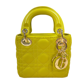 CHRISTIAN DIOR LADY DIOR MICRO 19-MA-0186 YELLOW