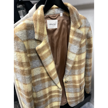 WILFRED FREE PLAID BLAZER