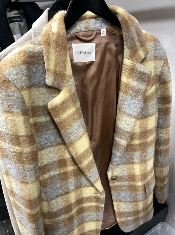 WILFRED FREE PLAID BLAZER