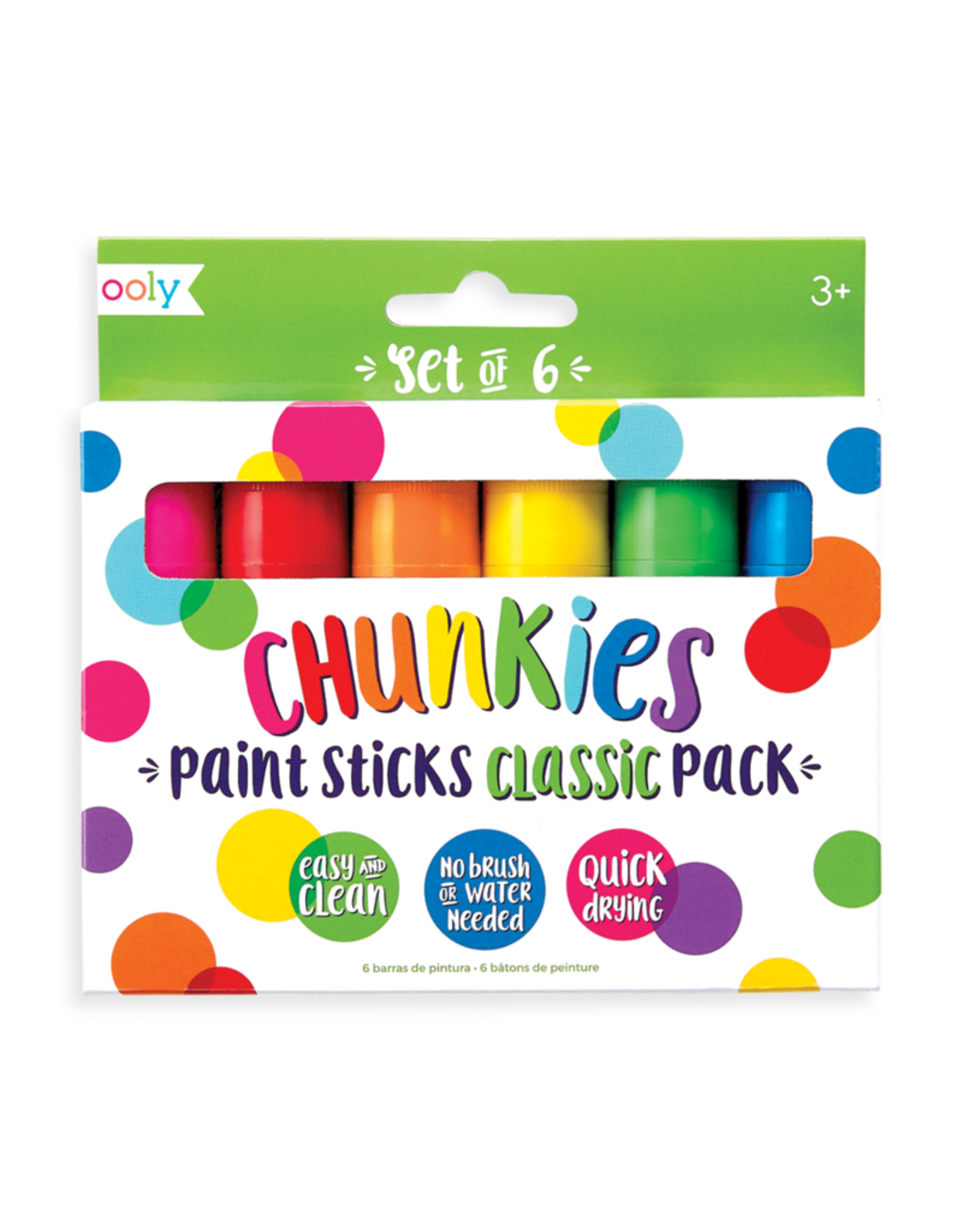 Ooly Chunkies Paint Sticks - Classic (SET Of 6)