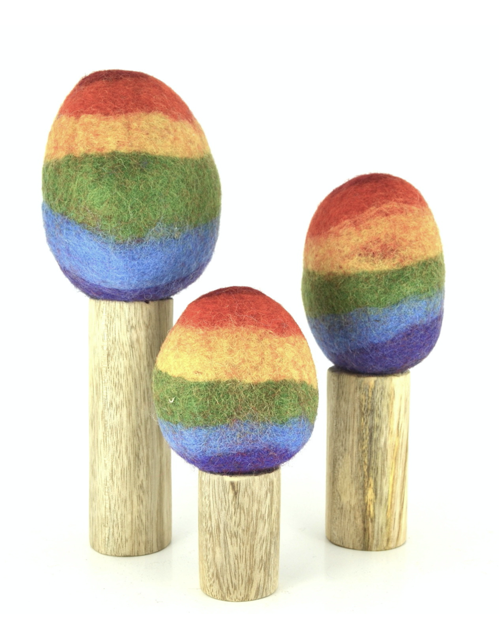 Papoose Rainbow Trees 3 Pcs