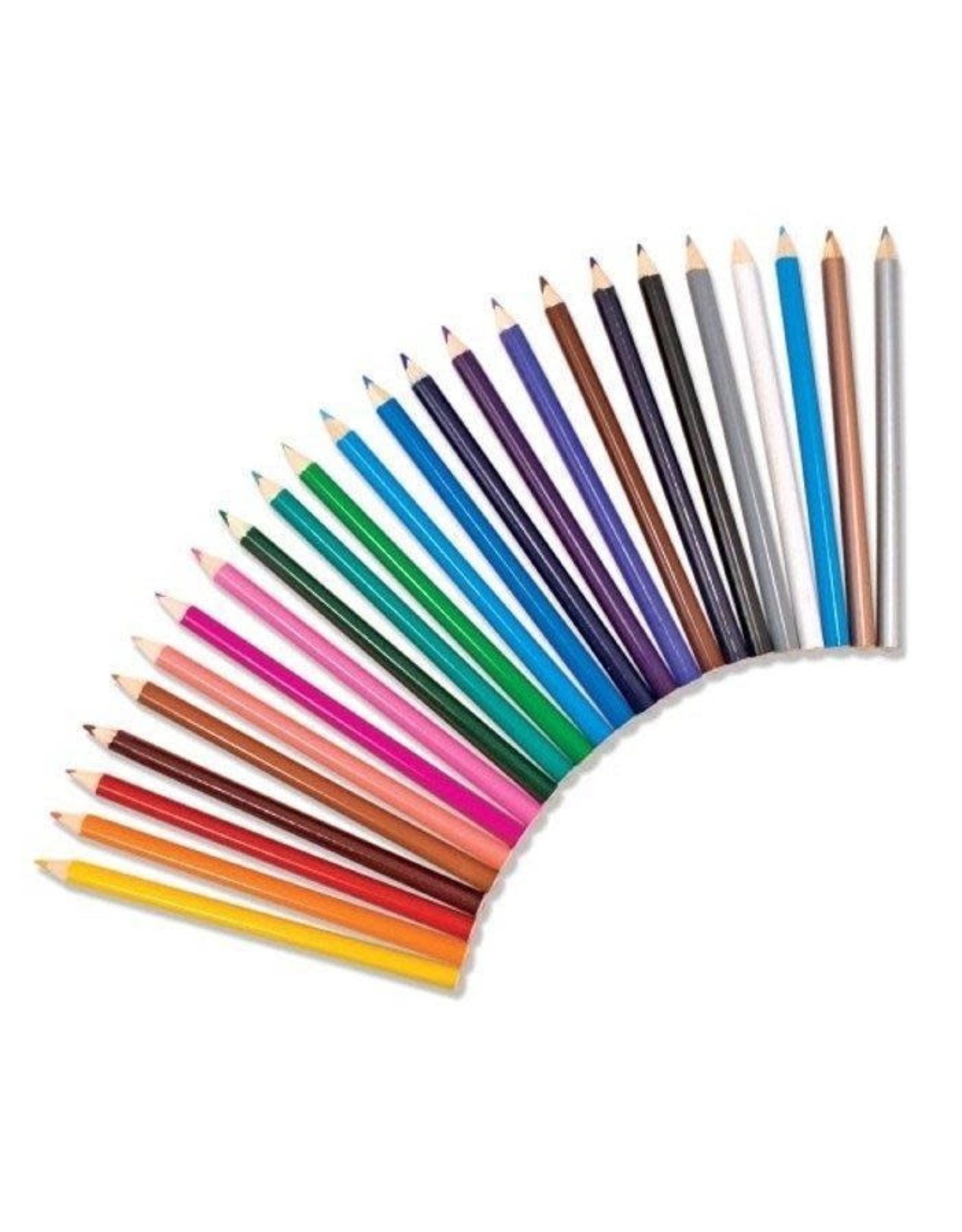 Melissa & Doug Jumbo Triangular Coloured Pencils  24ct