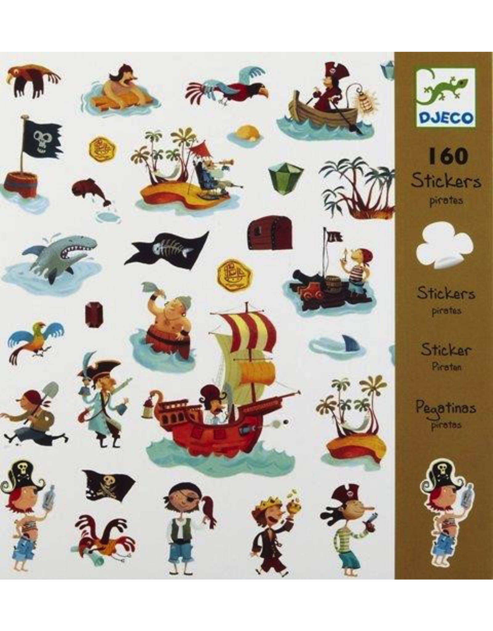 Djeco Pirates Stickers