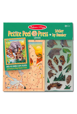 Melissa & Doug Safari Petite Peel  & Press Stick by Number